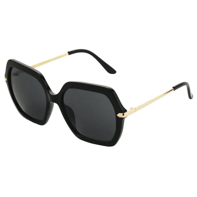 Sofia Vergara x Foster Grant Women's Oversized Fashion Sunglasses Black | Walmart (US)
