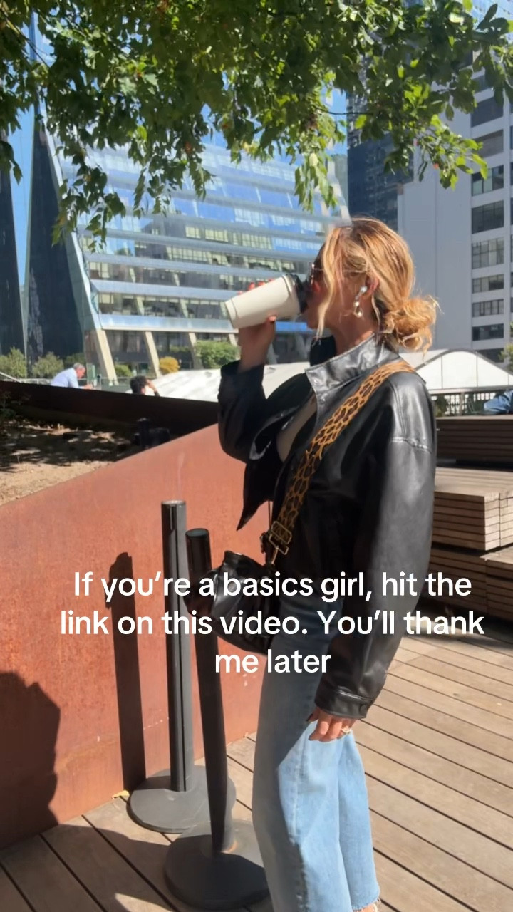 Spent the day walking the High Line in my go-to comfortable but elevated fall street style 🍂🗽
	•	Zara black cropped bomber jacket — a fall staple!
        •.     Amazon seamless double lined boat neck tank- under $25 and lightweight enough for layering
	•	Frame cropped wide leg jeans with the perfect framed silhouette
	•	Silver metallic Adidas sneakers for that sporty city pop
	•	Gold buckle belt + mirrored sunnies to pull everything together

This entire look was made for walking around NYC without sacrificing style.
Everything is linked — tap any product to shop the full fall outfit.





New York outfit 


#LTKTravel #LTKStyleTip #LTKFindsUnder50