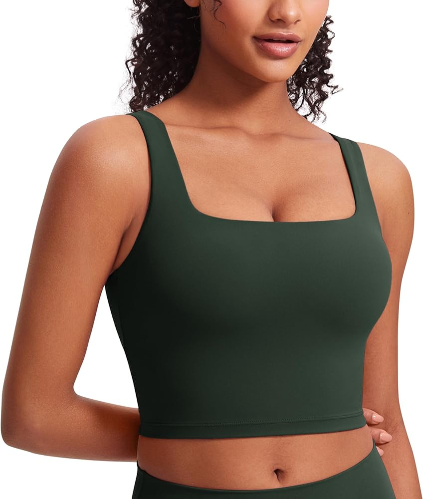 Butterluxe Longline Bra Square Neck | Amazon (US)