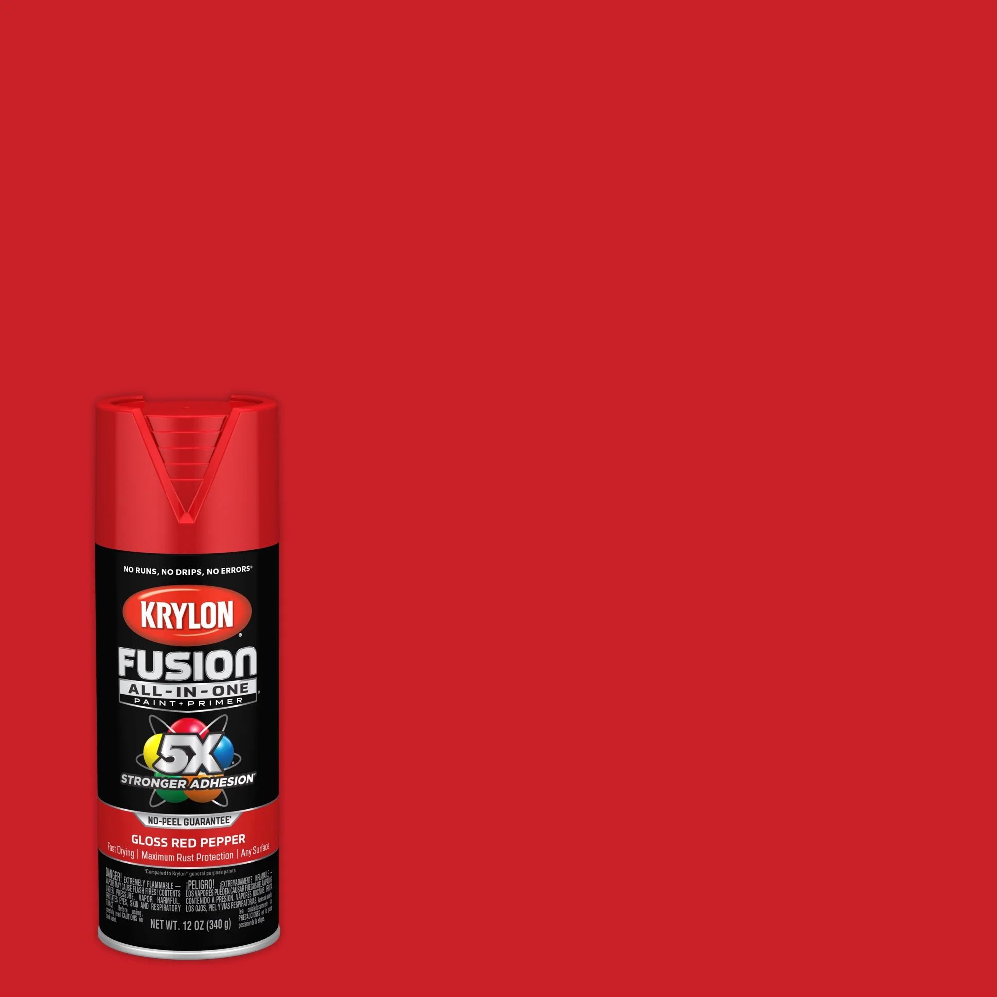 Krylon K02720007 Fusion All-In-One, Gloss, Red Pepper, 12 oz, Spray Paint, Multi-Surface, (1 Piec... | Walmart (US)