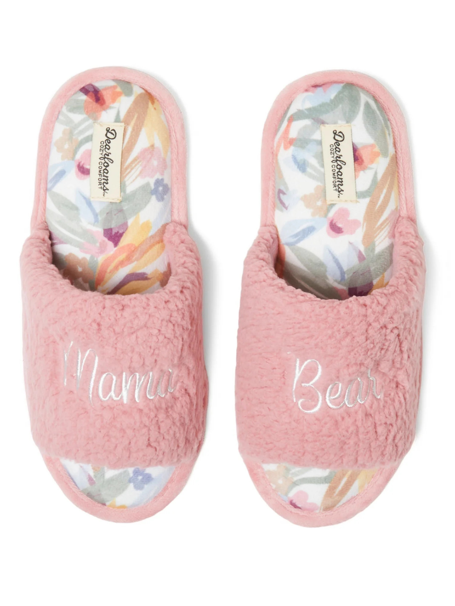 Dearfoams Cozy Comfort Women's Mama Bear Scuff Slippers | Walmart (US)