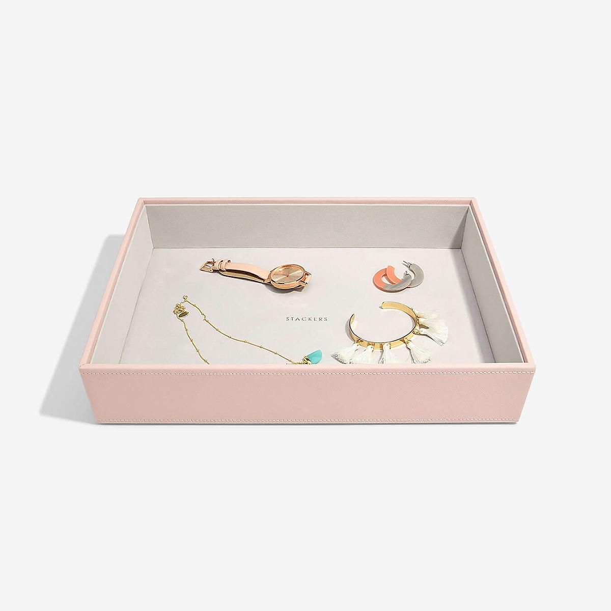 Stackers Blush Supersize Jewelry Box Collection | The Container Store