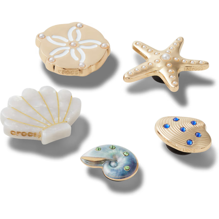Gold Seashell 5 Pack | Crocs (US)