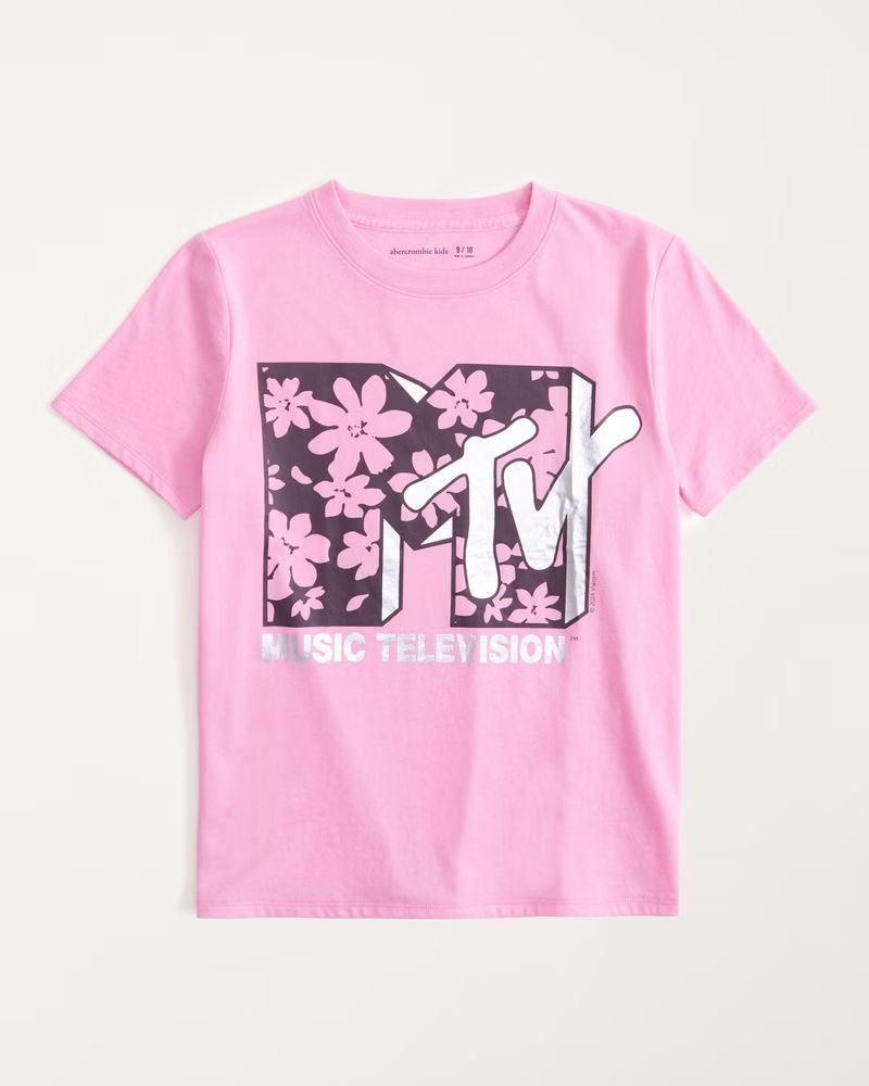 oversized mtv graphic tee | Abercrombie & Fitch (US)
