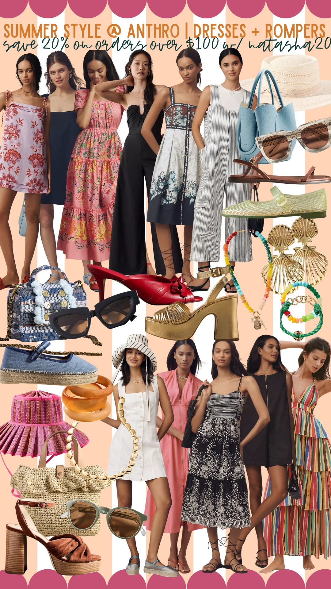 perfect for summer dresses + rompers @anthropologie | get 20% off on orders over $100 w/ code NATASHA20 … #anthropartner 

#LTKStyleTip #LTKSeasonal #LTKOver40