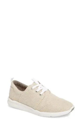 Women's Toms Del Ray Sneaker, Size 5.5 M - White | Nordstrom