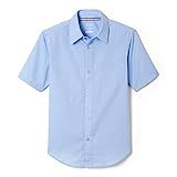 French Toast Boys' Short Sleeve Classic Poplin Dress Shirt (Standard & Husky) | Amazon (US)