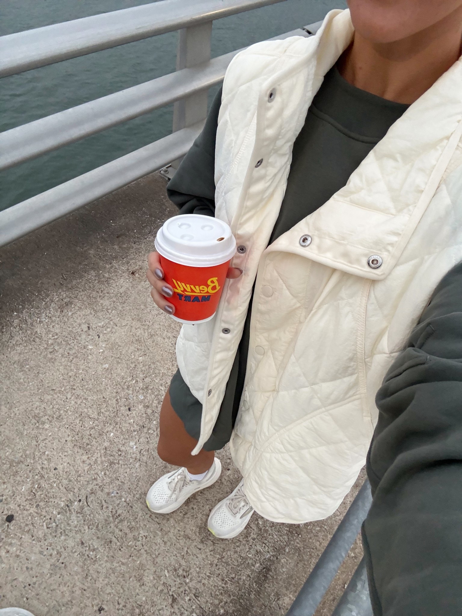 Lululemon crewneck
Lululemon shorts
FP movement vest
Brooks shoes

#LTKSeasonal #LTKActive