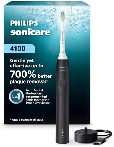 Philips Sonicare 4100 Series Electric Toothbrush - Sonic Toothbrush with Advanced Sonic Technolog... | Amazon (US)