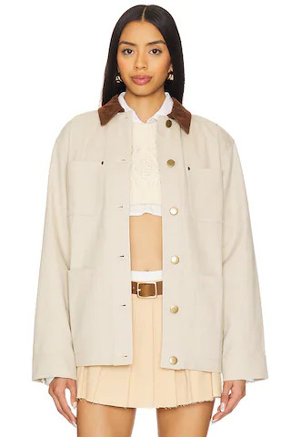 Lovers and Friends Mags Jacket in Taupe Brown from Revolve.com | Revolve Clothing (Global)