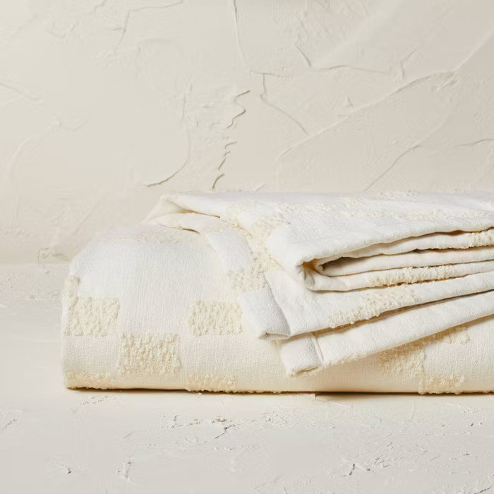 Chenille Bed Blanket Natural - Opalhouse™ designed with Jungalow™ | Target