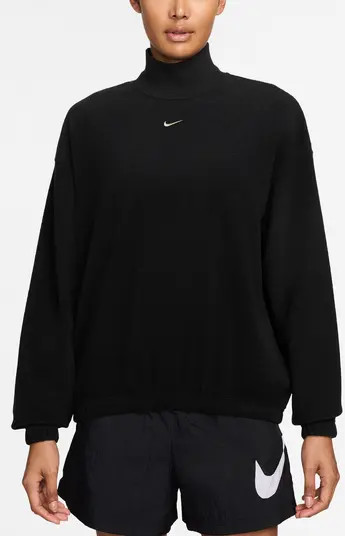 Phoenix Plush Cozy Oversized Mock Neck Sweatshirt | Nordstrom