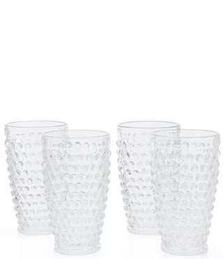 Hobnail Glass Tumblers, Set of 4 | Dillard's