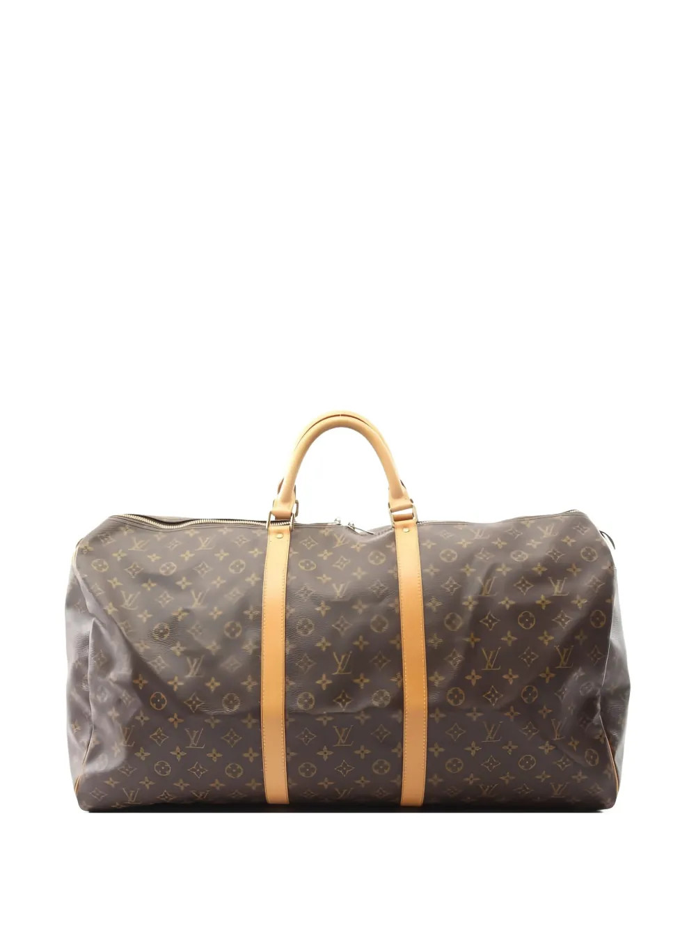 Louis Vuitton Pre-Owned 1997 Keepall 60 monogram luggage bag - Brown | Farfetch Global