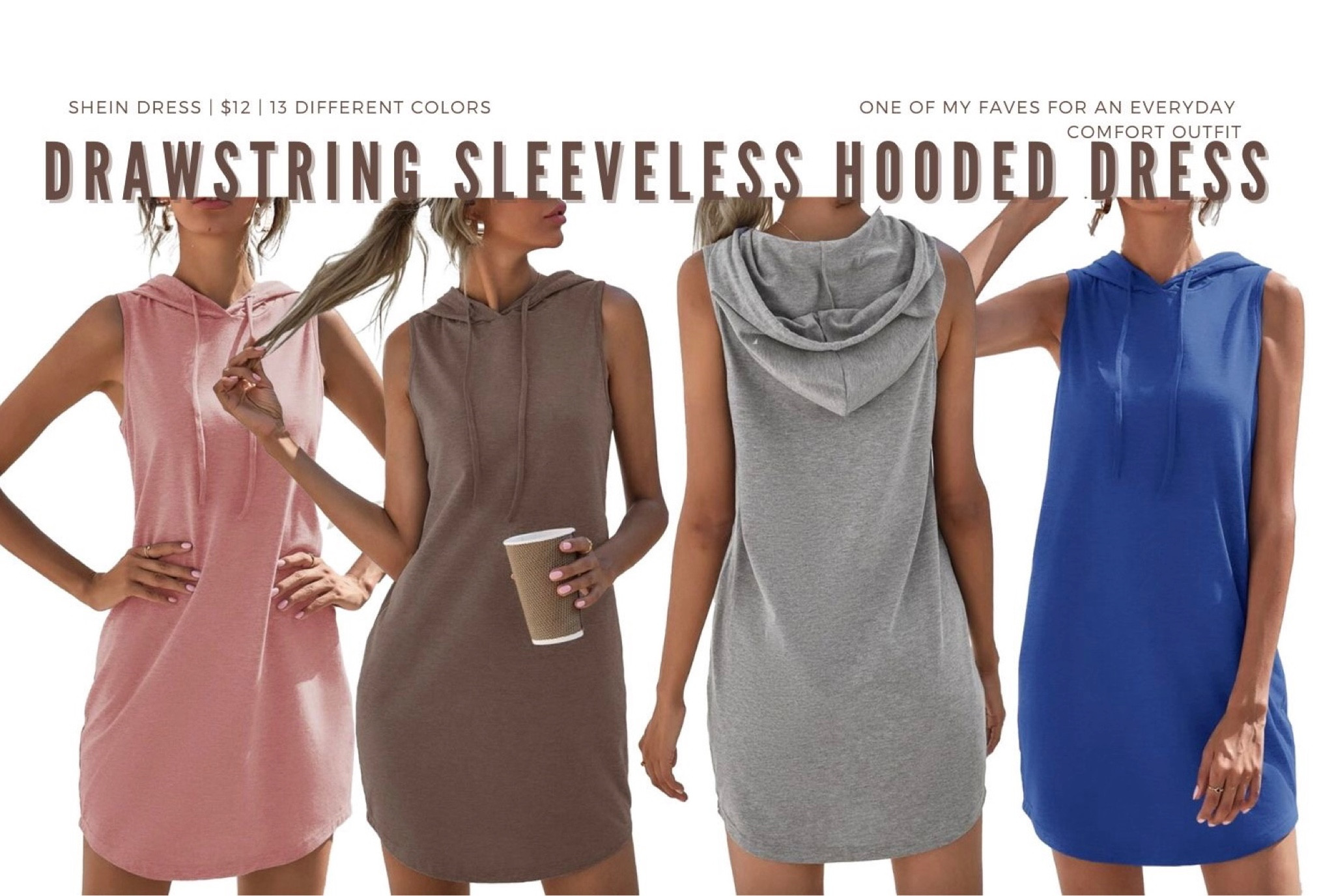 The comfiest dress! I’m usually in between an XS and small! If you are in between sizes I would size up for length! The small is perfect for me! 