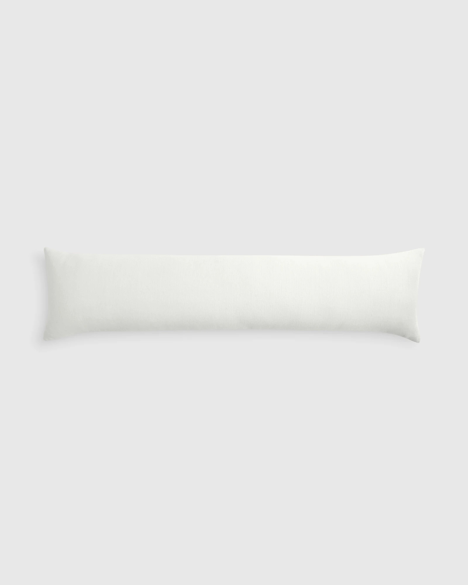 Ivory European Linen Oversized Lumbar Pillow | Quince