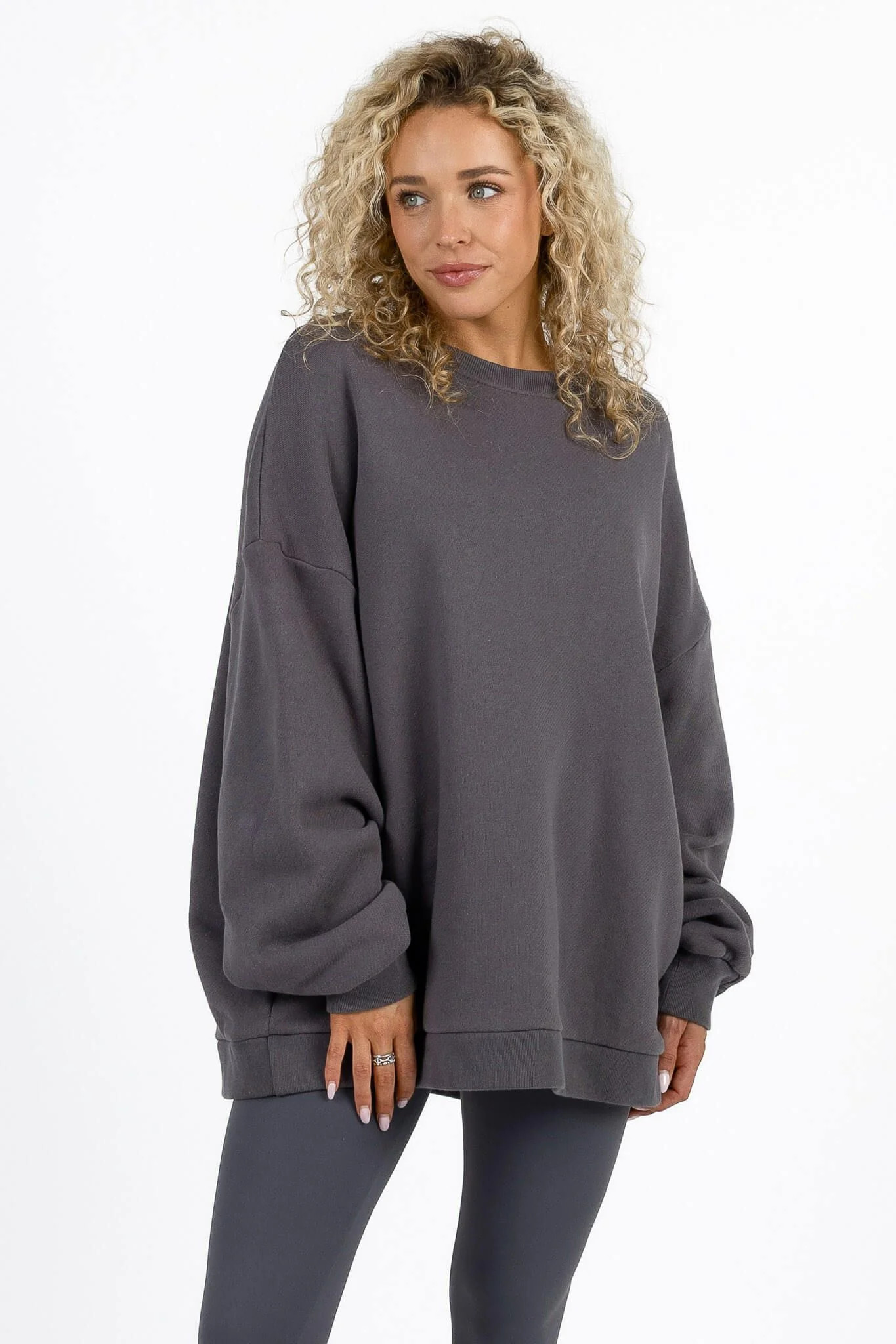 Coffee Run Pant Set Charcoal | The Foxy Kind