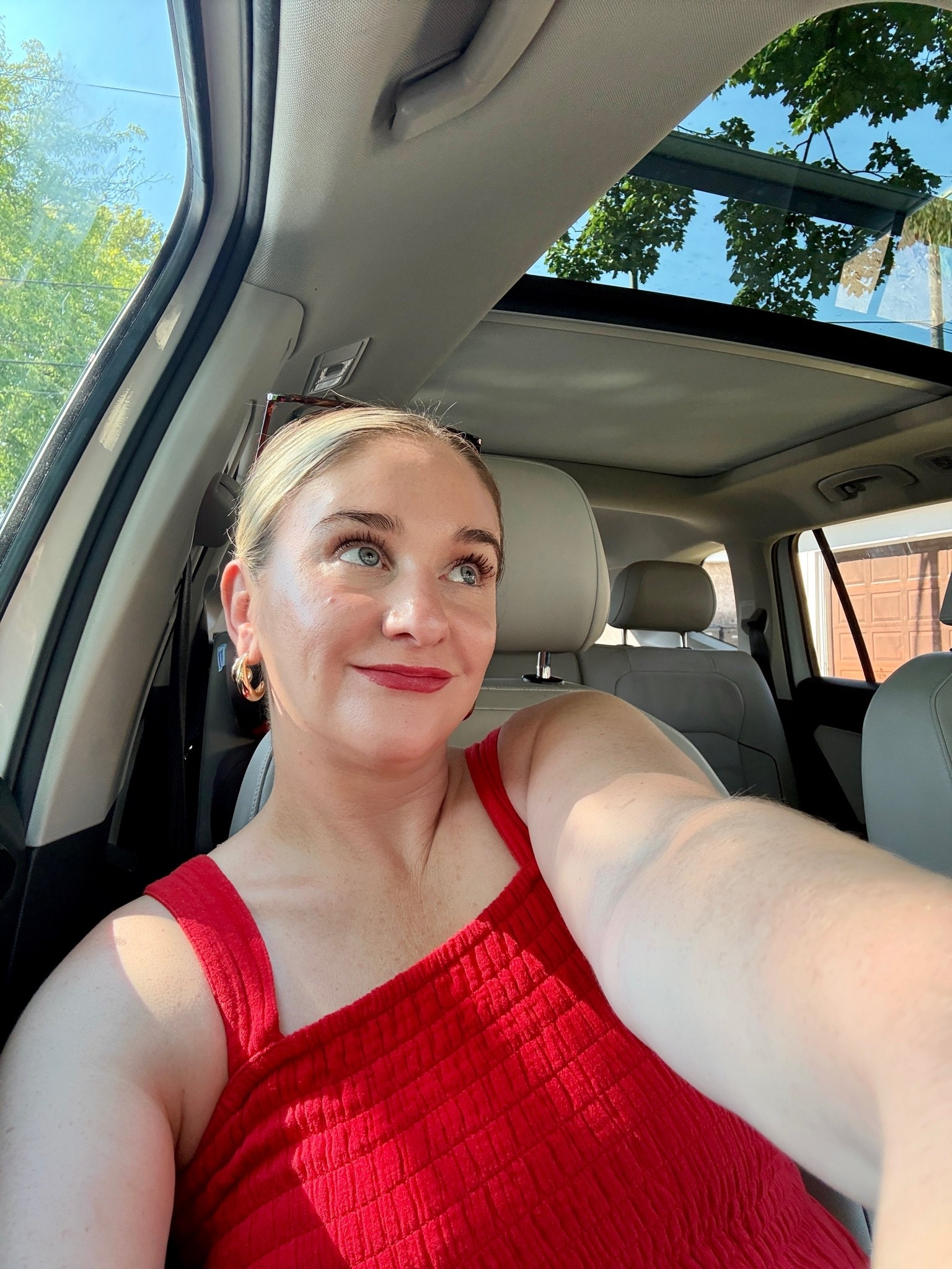 Red jumpsuit with red lipstick

#LTKOver40 #LTKSeasonal #LTKBeauty