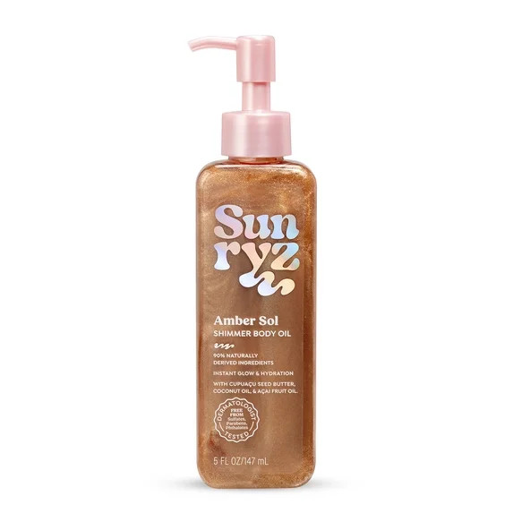 Sunryz Amber Sol Shimmer Body Oil, 5 fl oz | Walmart (US)
