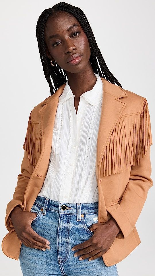 BLANKNYC Free Bird Fringe Blazer | SHOPBOP | Shopbop