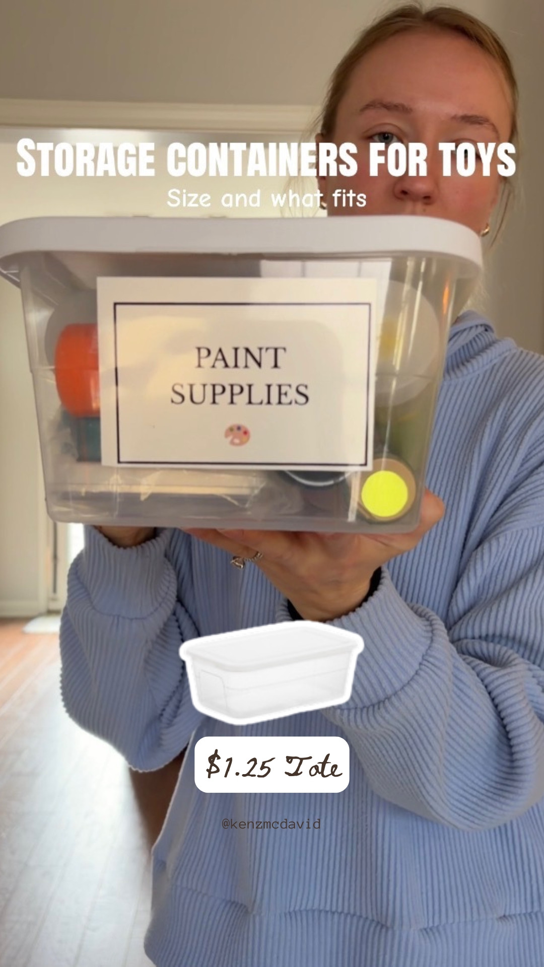 The toy clutter was officially taking over, but Target to the rescue! 🎯 These bins are the perfect mix of "hide the mess" and "actually looks good in my living room." I love that they’re durable enough for toddlers but still have that clean aesthetic. 

 