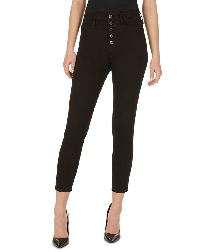 Numero Juniors' Exposed Button Skinny Jeans & Reviews - Jeans - Women - Macy's | Macys (US)
