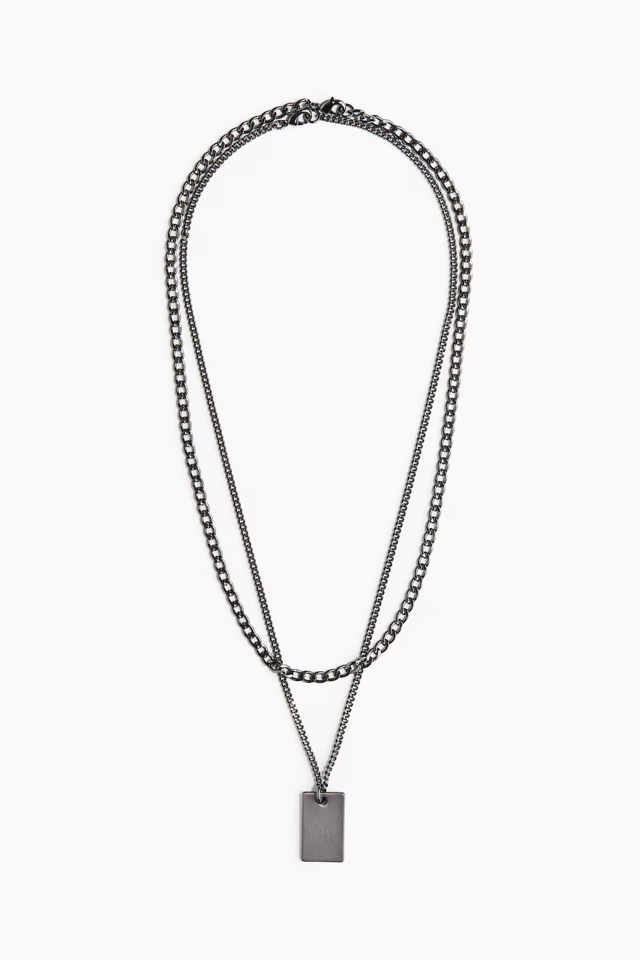 2-pack Necklaces - Black - Men | H&M US | H&M (US + CA)