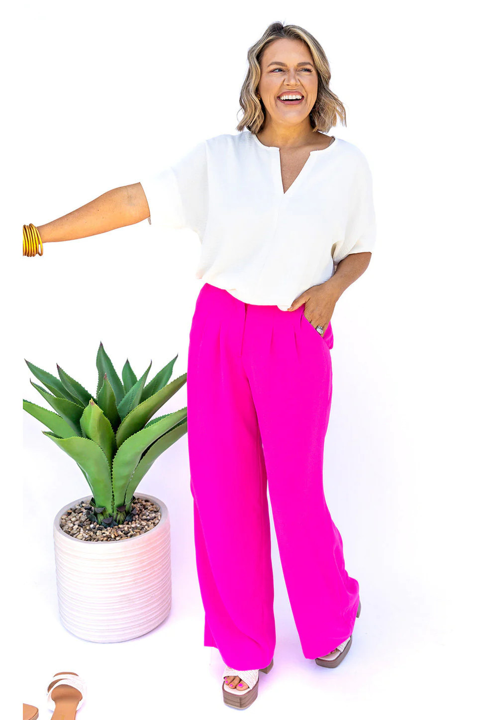 Charlie Evening Bag | Pink possum