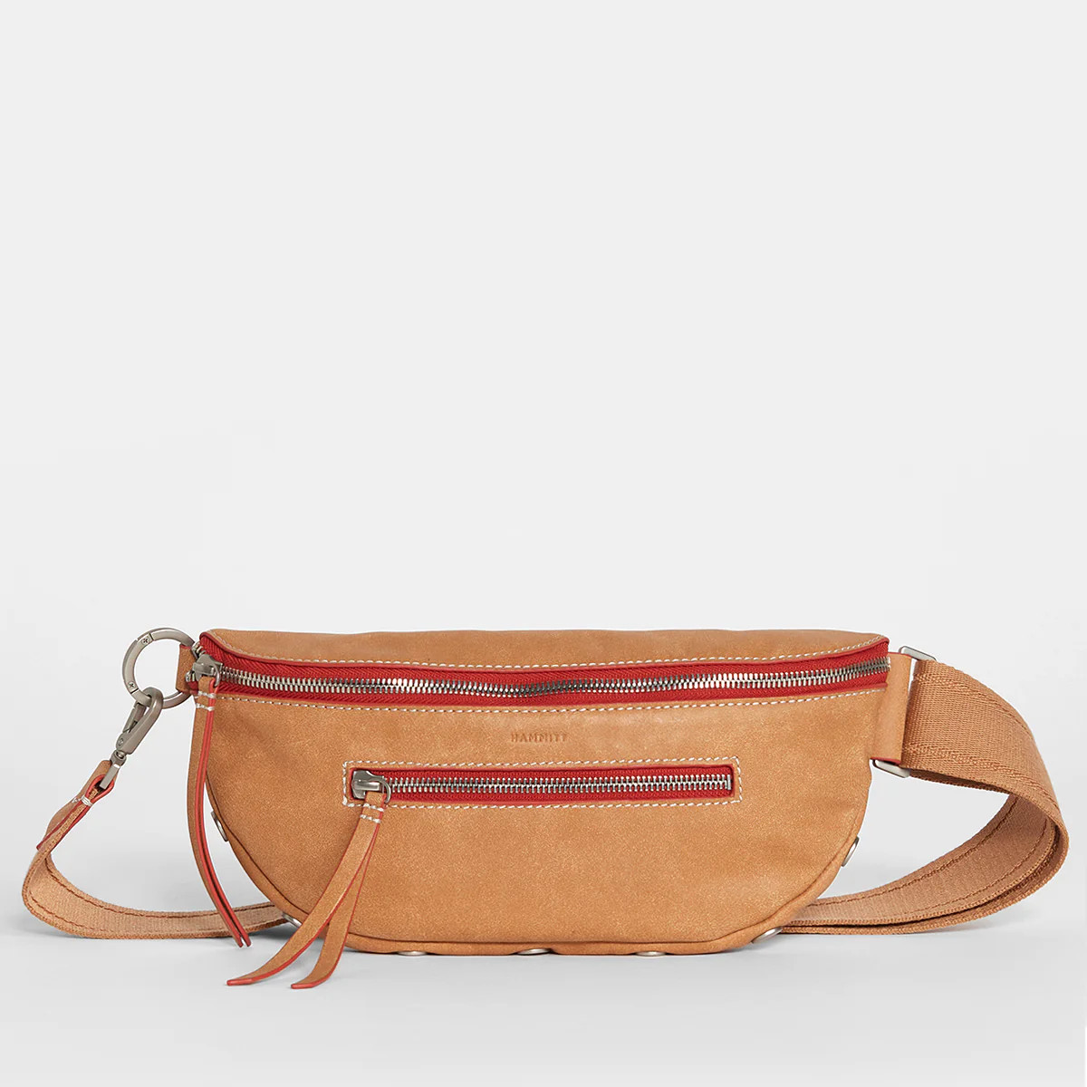 Charles Crossbody | Croissant Tan/Brushed Silver 840220512279 | Hammitt (US)