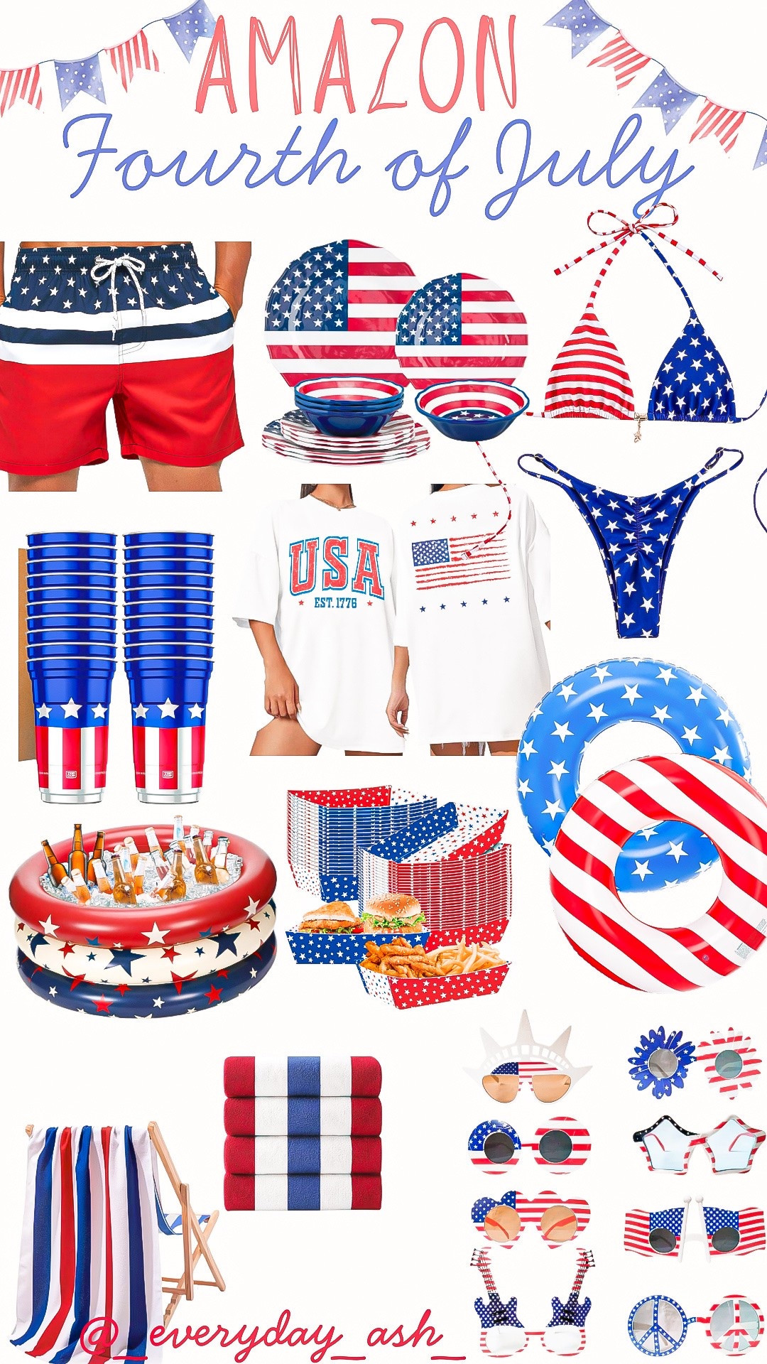 Amazon // Fourth of July 🇺🇸🩵

Men’s swimsuit, bikini, Fourth of July decor, Amazon decor, American decor, pool party, Amazon summer must haves

#LTKSeasonal #LTKHome #LTKSaleAlert