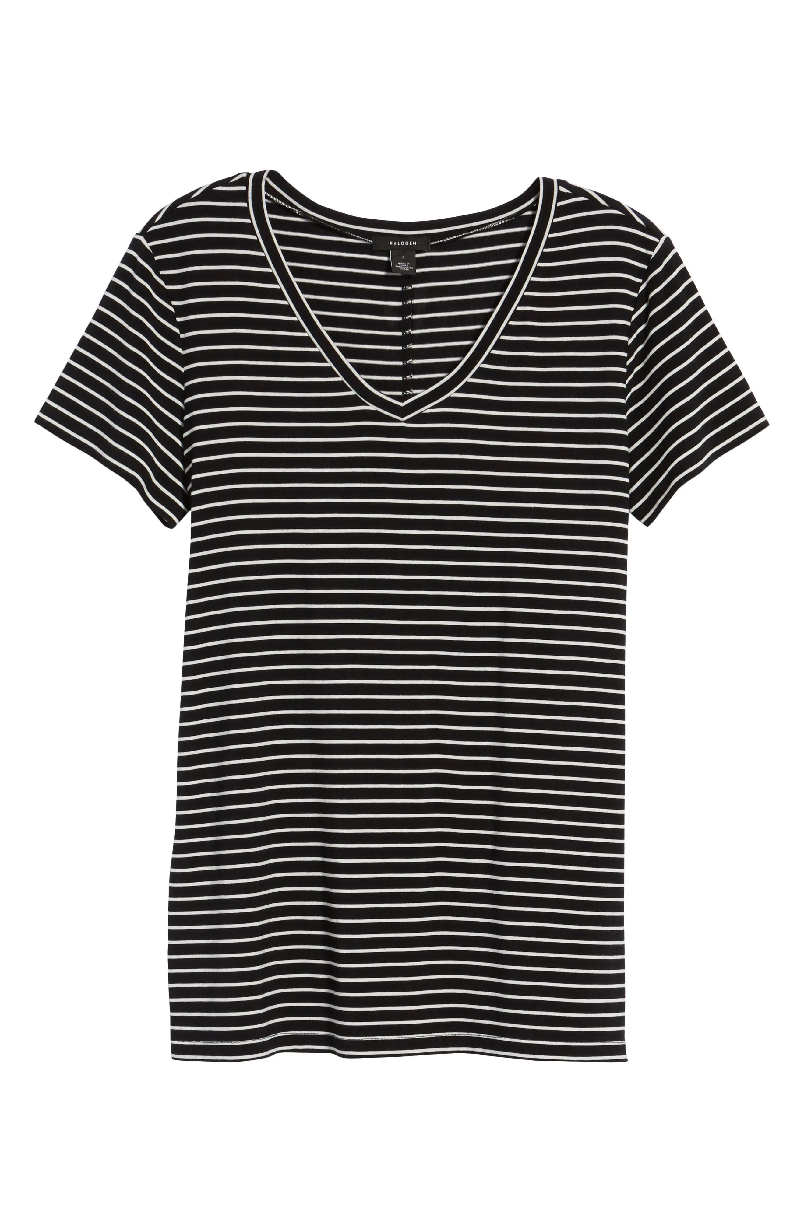 Halogen® Modal Jersey V-Neck Tee (Regular & Petite) | Nordstrom