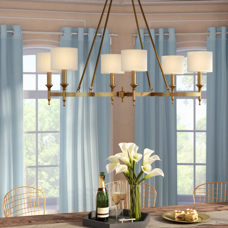 Devona 6 - Light Dimmable Classic / Traditional Chandelier | Wayfair North America
