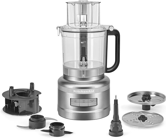 KitchenAid 13-Cup Food Processor, Contour Silver | Amazon (US)