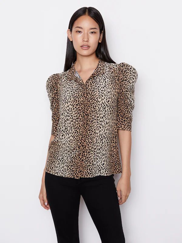 Gillian Top Leopard Multi | Frame Denim