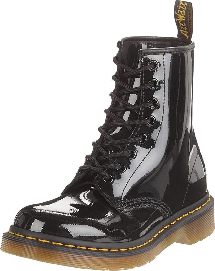 Dr. Martens Women's 1460 W Patent Leather Fashion Boot | Amazon (US)