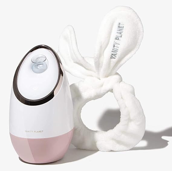 Vanity Planet Aira Ionic Facial Steamer - (Rose Gold) - Pore Cleaner that Detoxifies, Cleanses an... | Amazon (US)