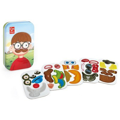 Hape: Magnetic Funny Face - 29 Different Features To Build Faces & Outfits, 3+ | Target