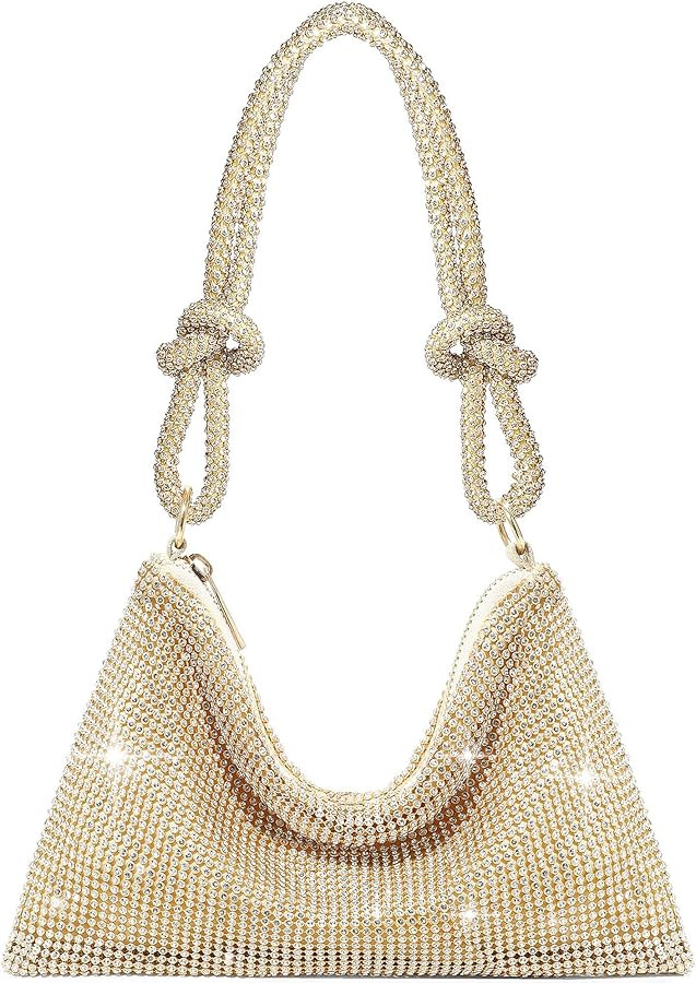 GEMIU Evening Bag Sparkle Purses for Women, Rhinestone Clutch Purse for Women Dressy Sequin Purse | Amazon (US)