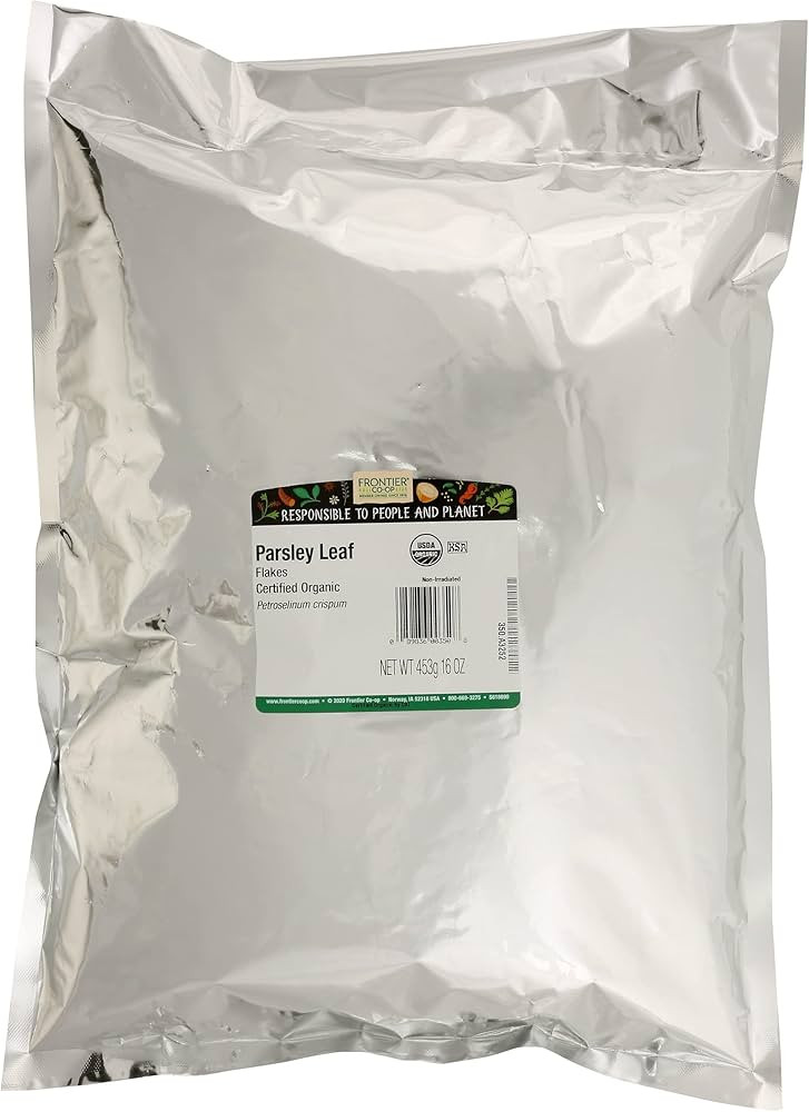 Frontier Herb Organic Parsley Leaf Flakes, Non Irradiated, Non GMO, 16 Ounce (Pack Of 1) | Amazon (US)