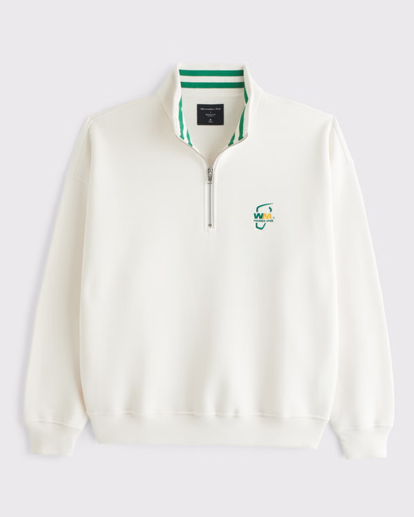 Men's PGA Phoenix Open Graphic Half-Zip Sweatshirt | Men's Tops | Abercrombie.com | Abercrombie & Fitch (US)