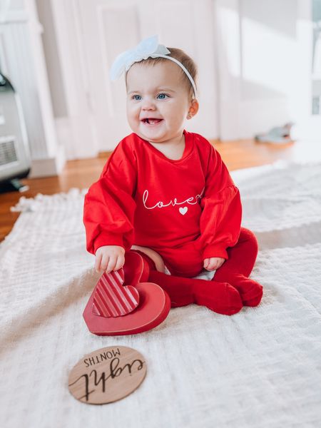 💌 Valentine’s Day Romper 💌 
Will you have a new valentine next year? You definitely need to pick this up, it’s so cute 🥰😍

#LTKSeasonal #LTKbaby