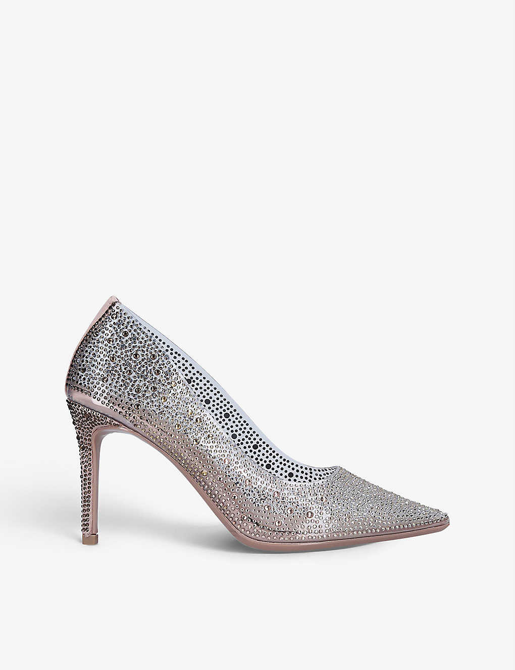 Lovebird crystal-embellished PVC courts | Selfridges