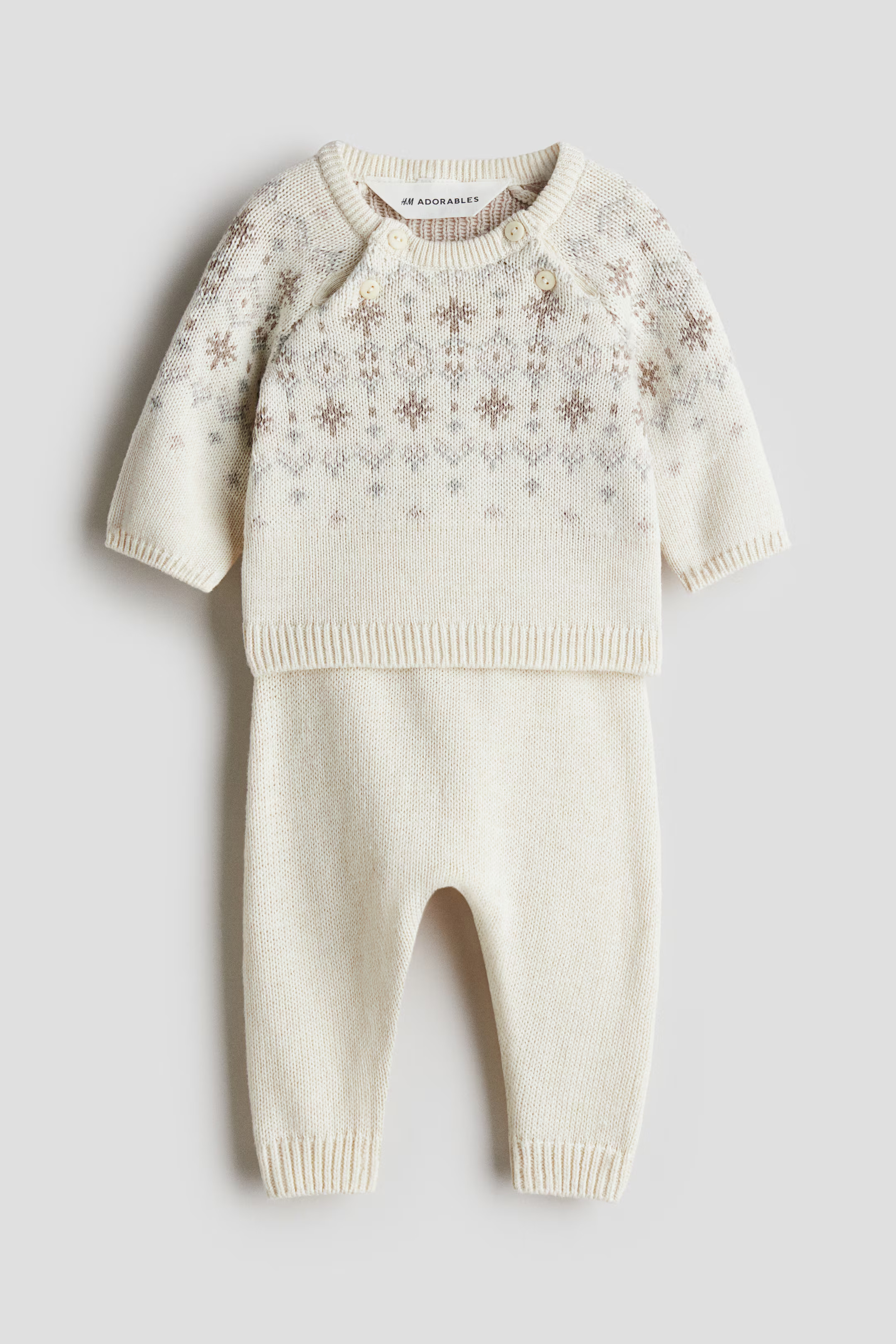 2-Piece Fine-Knit Cotton Set | H&M (US + CA)