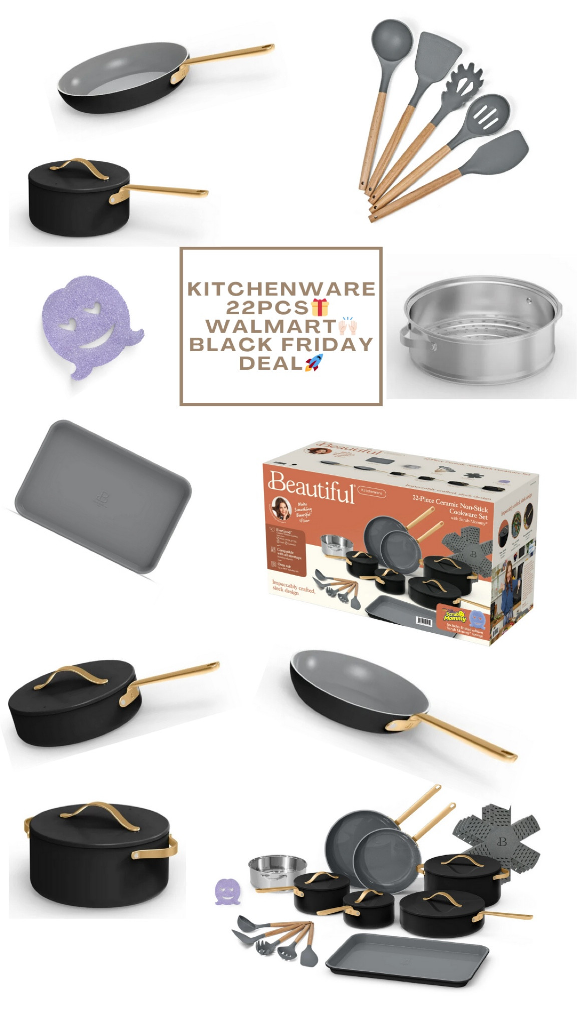 ✨Upgrade your kitchen game this Black Friday! 🖤 Beautiful 22pcs set 🥄🍳— Style and performance in one! Don't miss this deal! 🔥🛍️ #BlackFriday #KitchenGoals

#LTKHome #LTKCyberWeek #LTKSaleAlert