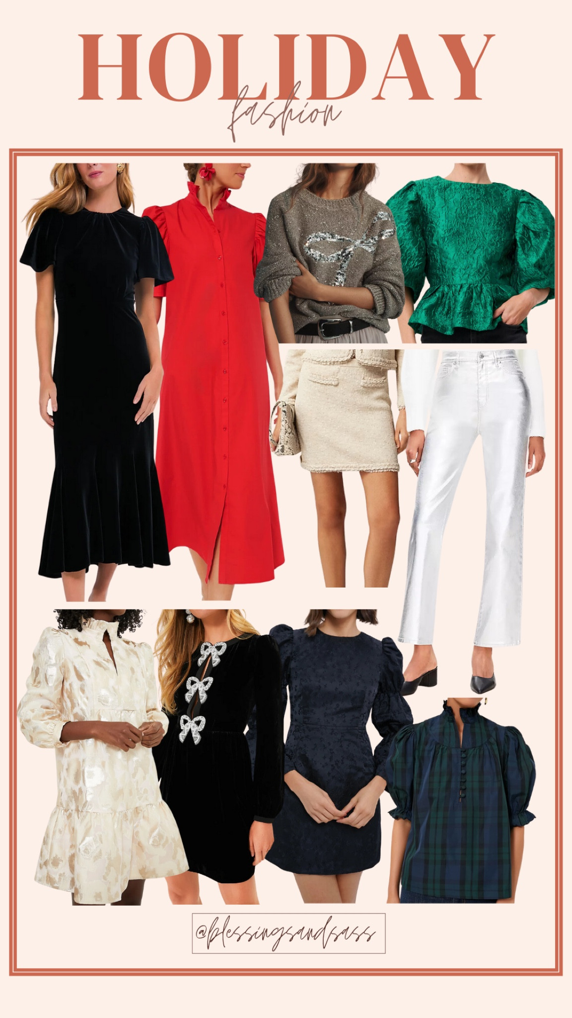 Holiday fashion I’m loving! 

Women’s fashion, holiday fashion, holiday style, holiday party, Christmas fashion, holiday ootd, holiday outfit inspo, winter outfit inspo, mini dress, maxi dress, maxi skirt, tops, mini skirt, metallic pants, blouse, velvet, sequin 

#LTKSeasonal #LTKStyleTip #LTKHoliday