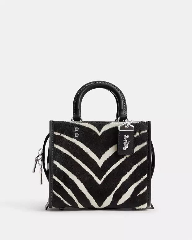 Rogue 20 In Haircalf With Zebra Print | Coach (US)