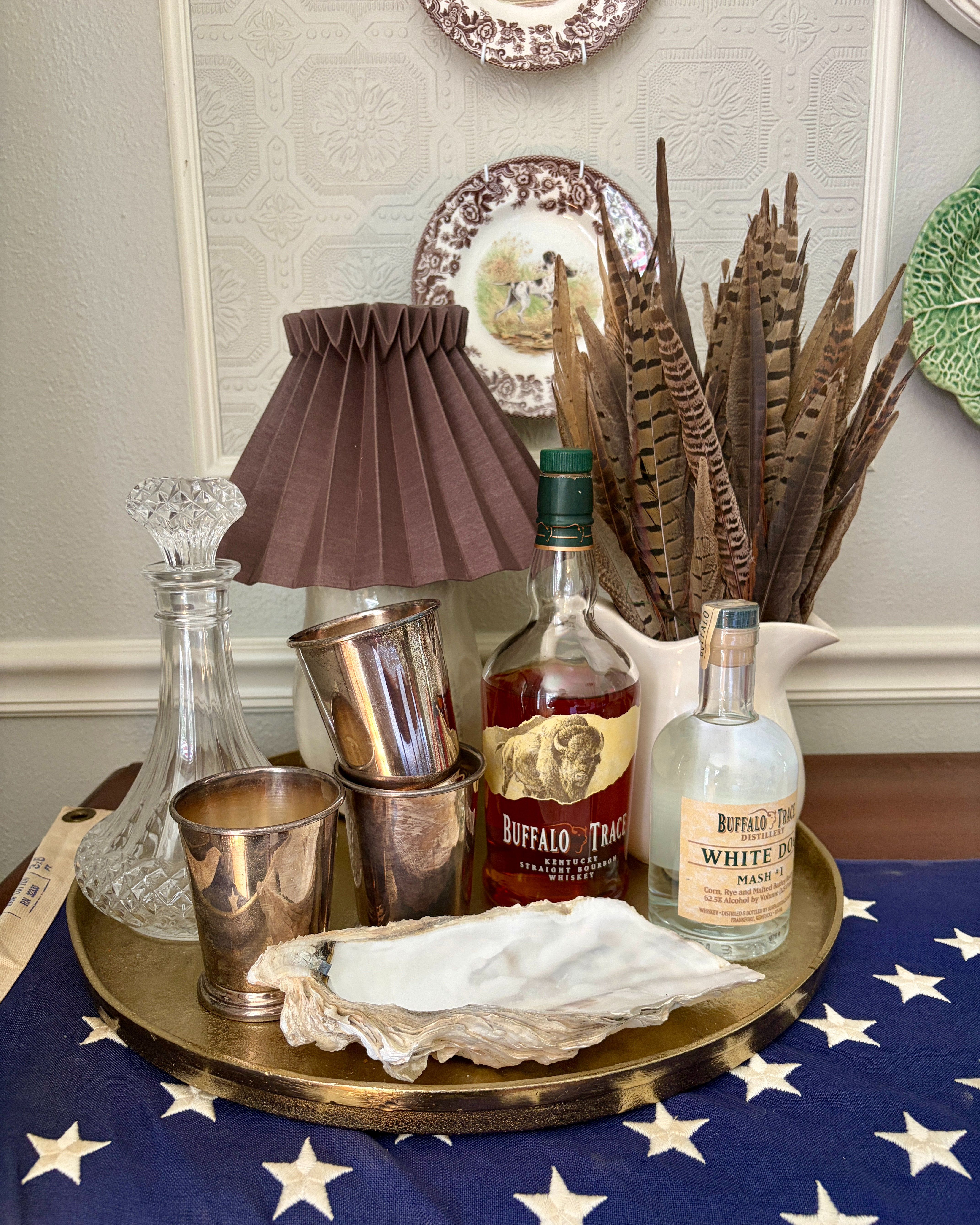 The homes I gravitate toward most are the ones that feel lived in rather than perfectly styled. Think heirloom-inspired furnishings, collected accessories, books, baskets, and traditional patterns that never go out of fashion.

Shop similar pieces from this space through the links.
 

 #LTKSeasonal #LTKOver40 #LTKHome
