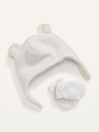 Unisex Microfleece Critter Hat &#x26; Mittens Set for Baby | Old Navy (US)