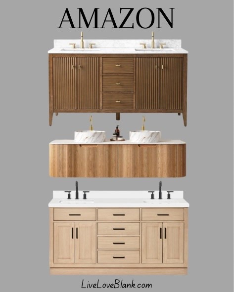 Amazon bathroom vanities 
Bathroom refresh 
Double sink vanity
Floating vanity 


#LTKOver40 #LTKHome #LTKSeasonal