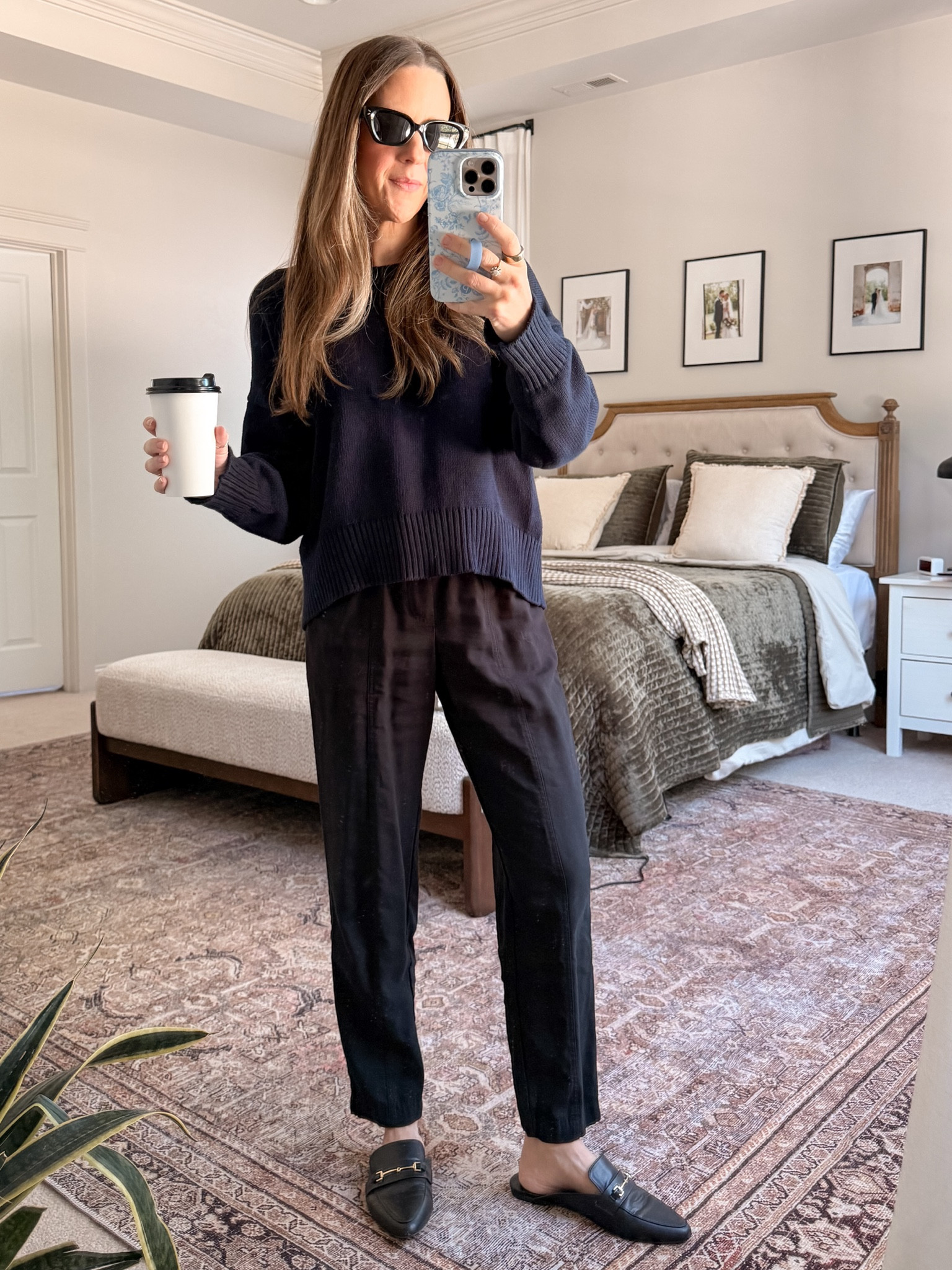 Sunday church outfit, but make it comfortable 🤍 This Quince sweater is one of my all-time favorites for a cool spring morning—the length + drape is so flattering. Pants are an older Target find (linking a similar pair) + easy Amazon mules to finish it off. Quince code: INFG-26LINENANDLIGHTCO10
#churchoutfit #springchurchoutfit #sundaystyle #modestoutfit #capsulewardrobe #neutraloutfit #classicstyle #momoutfit #mulesoutfit

#LTKSeasonal #LTKootd #LTKmomlife